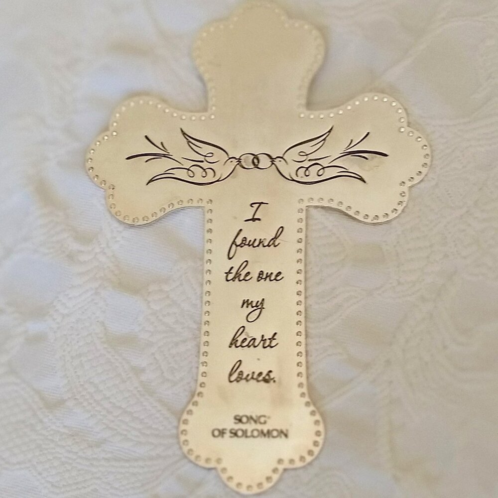 Silver Cross Wall Hanging